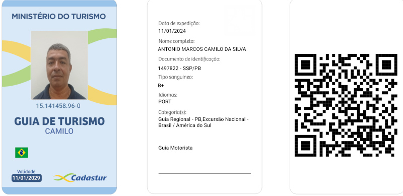 cracha d guiade urismo Antonio Camilo