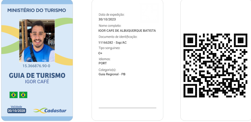 cracha virtual do Guia de Turismo Igor Café