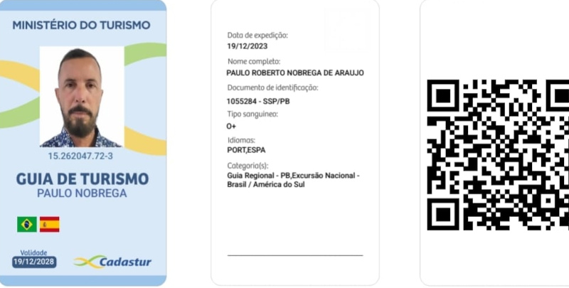 cracha do guia Paulo Nobrega